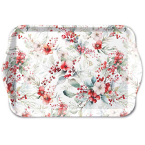 Tray melamine 13x21 cm Winter berries
