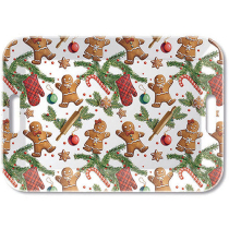 Tray melamine 33x47 cm Gingerbread cookies