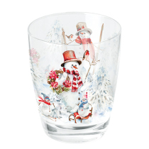 Water glass 0.25 L Sporty snowmen