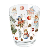 Water glass 0.25 L Playing outside white