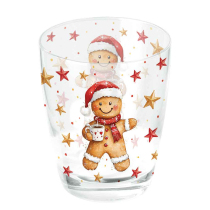 Water glass 0.25 L Cocoa and cookie