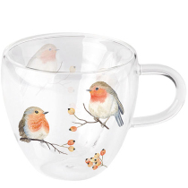Double-walled glass 0.2 L Robin family