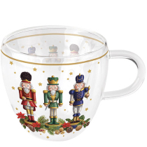 Double-walled glass 0.2 L Bearded nutcracker