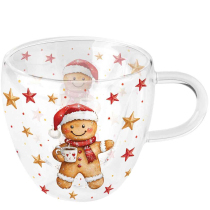 Double-walled glass 0.2 L Cocoa and cookie