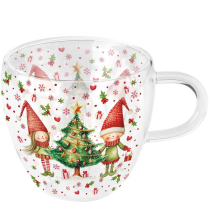 Double-walled glass 0.2 L Elves by the tree