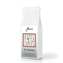 Loose leaf tea Ornaments all over red