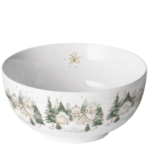 Bowl Snowy houses