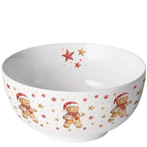 Bowl Cocoa and cookie