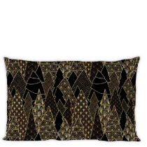 Cushion cover 50x30 cm Luxury trees black