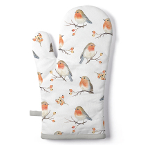 Oven mitt Robin family