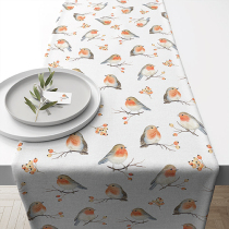 Table runner 40x150 cm Robin family