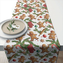 Table runner 40x150 cm Gingerbread cookies