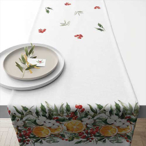 Table runner 40x150 cm Winter oranges