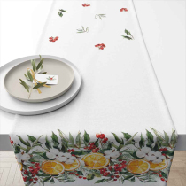 Table runner 40x150 cm Winter oranges