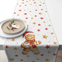Table runner 40x150 cm Cocoa and cookie