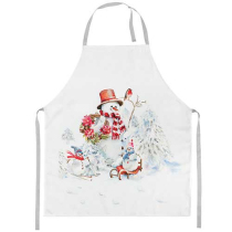 Apron Sporty snowmen