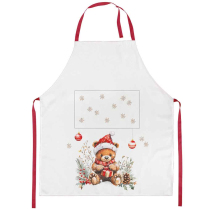 Apron Teddy's gift white