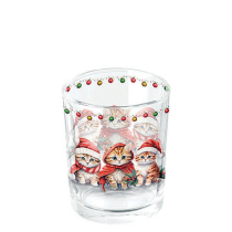 Tea light holder Funny cute kittens