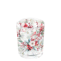 Tea light holder Winter berries