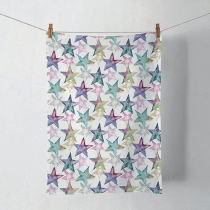 Kitchen towel Watercolour stars