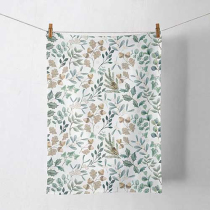 Kitchen towel Collection of leaves