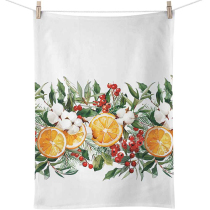 Kitchen towel Winter oranges
