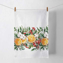 Kitchen towel Winter oranges