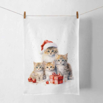 Kitchen towel Meaowy Christmas