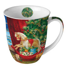 Mug 0.4 L Wooden rocking horse