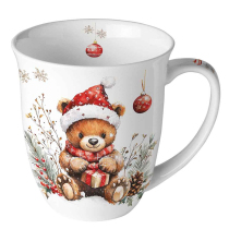 Mug 0.4 L Teddy's gift white