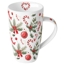 Mug 0.6 L Christmas elements