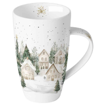 Mug 0.6 L Snowy houses