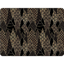 Placemat Luxury trees black