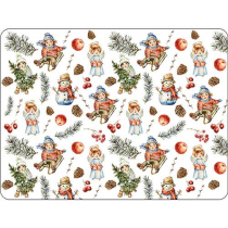 Placemat Playing outside white