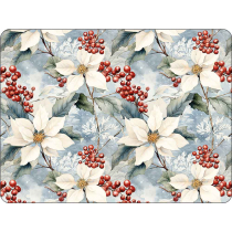 Placemat Winter poinsettia