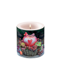 Candle small Snow dusted apple