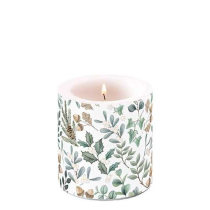 Candle small Collection of leaves