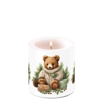 Candle small Cuddle bear