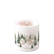 Candle small Snowy houses