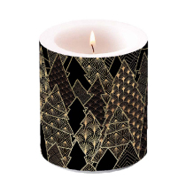 Candle medium Luxury trees black