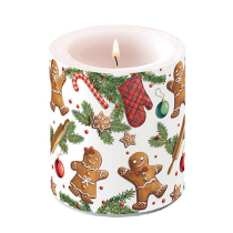Candle medium Gingerbread cookies