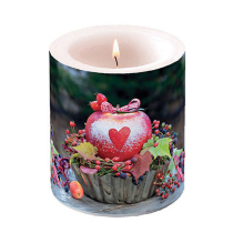 Candle medium Snow dusted apple