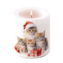 Candle medium Meaowy Christmas