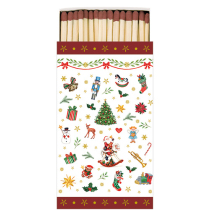 Matches Ornaments all over red