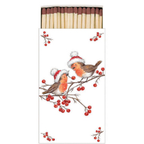 Matches Christmas robins white