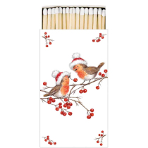 Matches Christmas robins white