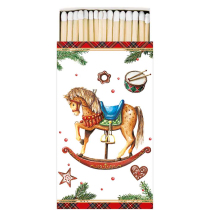 Matches Classic rocking horse white