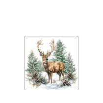 Coaster Winter stag white