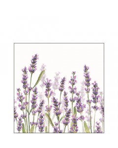 Napkin 25 Lavender shades white FSC Mix