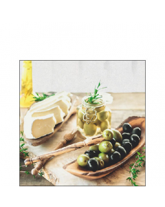 Napkin 25 Olives and cheese FSC Mix